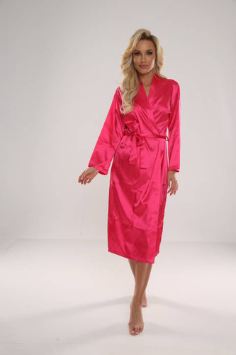798 Klassischer Damenbademantel Forex - Himbeere