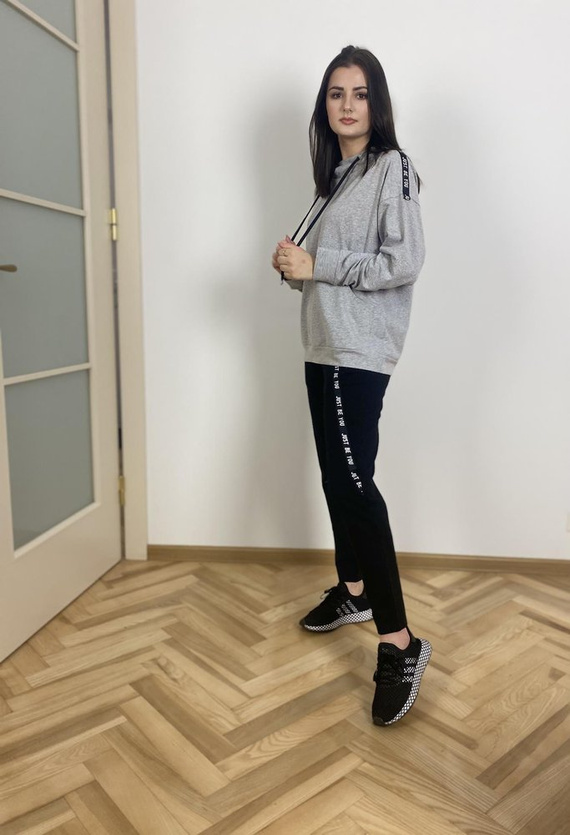 496 Just Forex Damen Trainingsanzug - hell melange