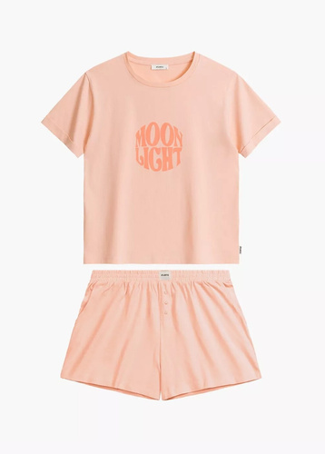 NLP-487 Atlantic Damen-Pyjama – Pfirsich