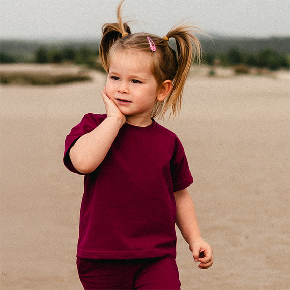 Kinder Oversize T-Shirt Eevi Simply Comfy 100% Baumwolle