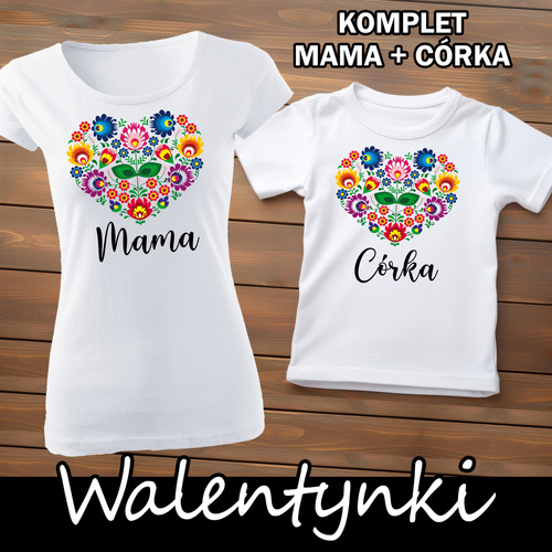 Volksset für Mutter und Tochter zum Valentinstag Moocha