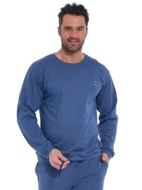 322/288 Lofoten 2 Cornette Herrenpyjama blau