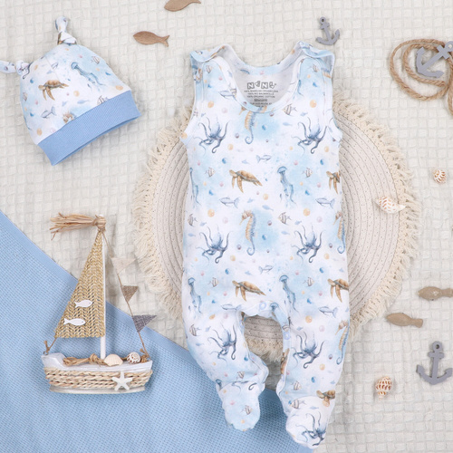 ABN-5449 Sea Of Joy Nini-Schlafanzug – Bio-Baumwolle, bequemer Verschluss