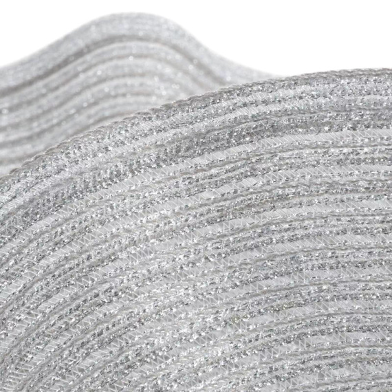 Eurofirany Tischset elegante Platzmatte unter Teller Glamour Stil June silver