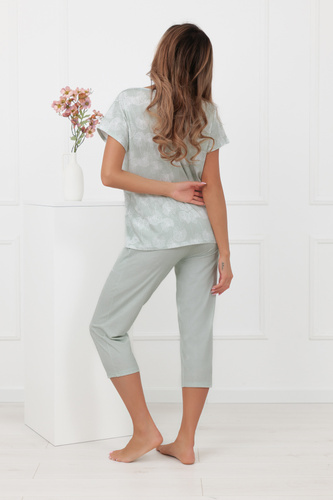 Pyjama KALINA Italian Fashion – 100% Baumwolle, 3/4