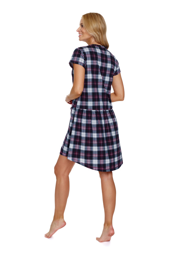 9444 Doctor Nap Umstands- und Stillnachthemd – Burgunderrot