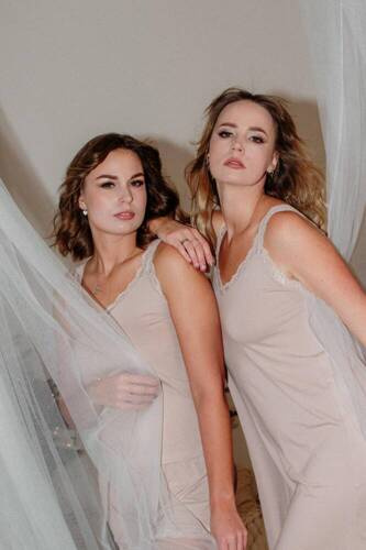 771 Hazel Nachthemd De Lafense - sand