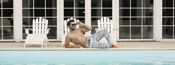 Gilbert Pyjamahose Italienische Mode - Druck