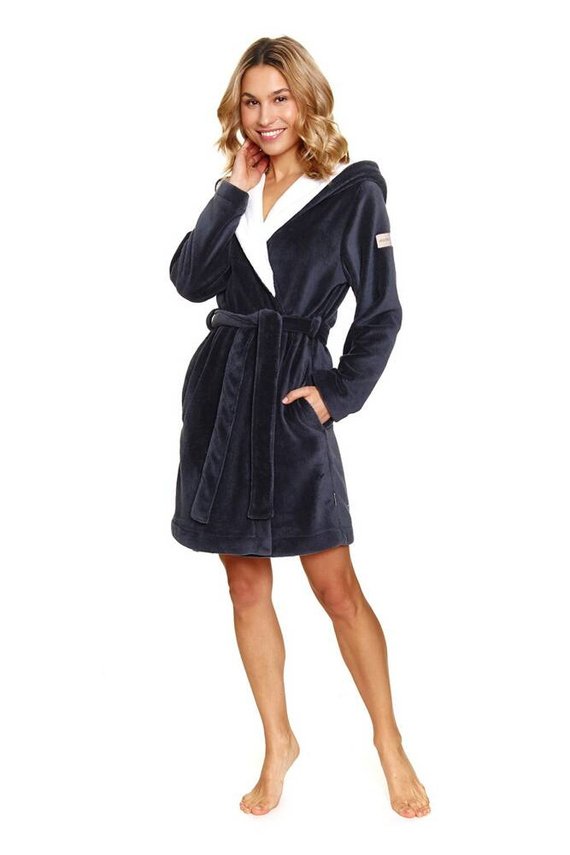 7181 Doctor Nap Damenbademantel – Grau