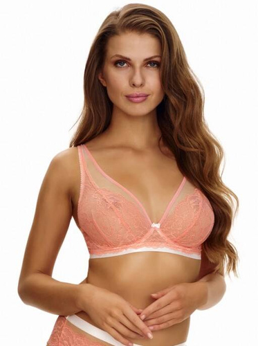 2450 Lupoline-pfirsichfarbener weicher Bralette-BH