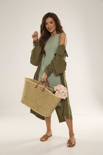 707 Freya Damen Kleid De Lafense - Erbse