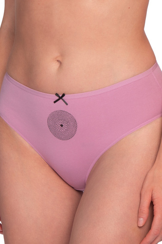 Lama L-122BI-70 Damen Bikini-Slips 3er-Pack Baumwolle Pastell Komfort
