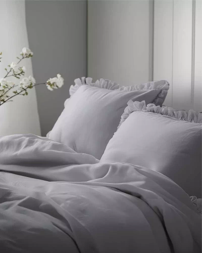 Pure 23 Einfarbige Baumwollbettwäsche Detexpol hellgrau