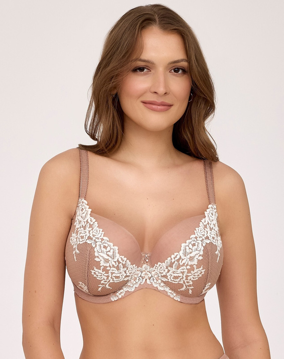 Ava Biustonosz soft 2227 Maxi Macchiato koronkowy, miękki, beżowy