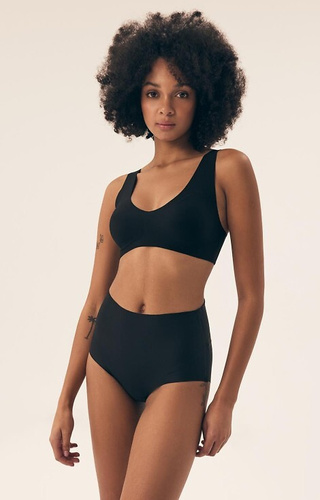 42854-K002 Bump2 Damen-Henderson-Slip – Schwarz – Beige