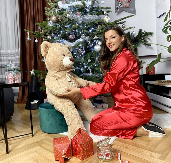 934 Classic Forex Damen Schlafanzug - rot