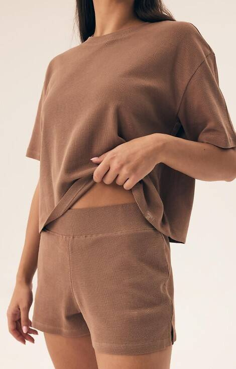 42780 Nilsa Damen-Pyjama Henderson – Kaffee