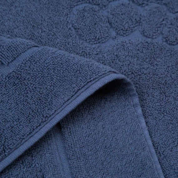 Marineblauer Badezimmerteppich Sammy Eurofirany