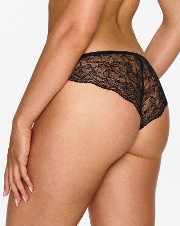 2605 Lupoline schwarzes Spitzenhöschen für Frauen