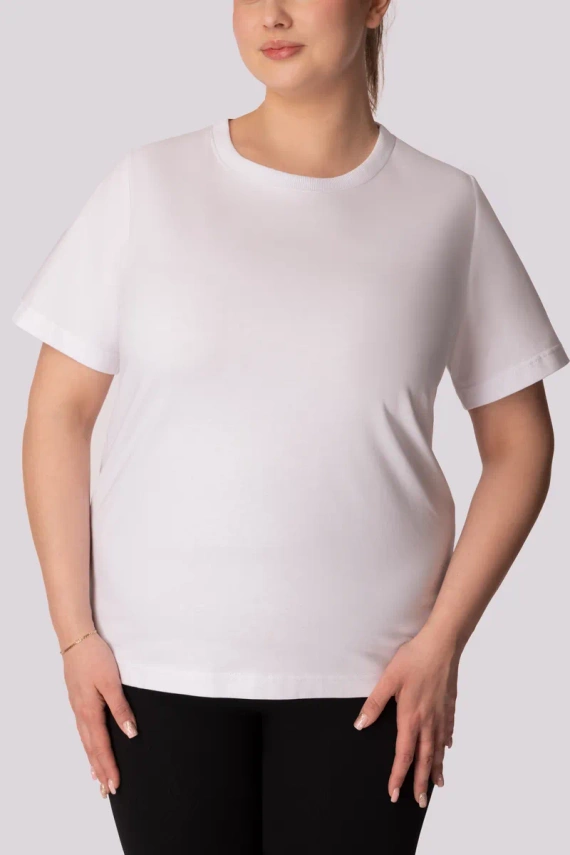 Regular Base Damen T-Shirt Mona weiß