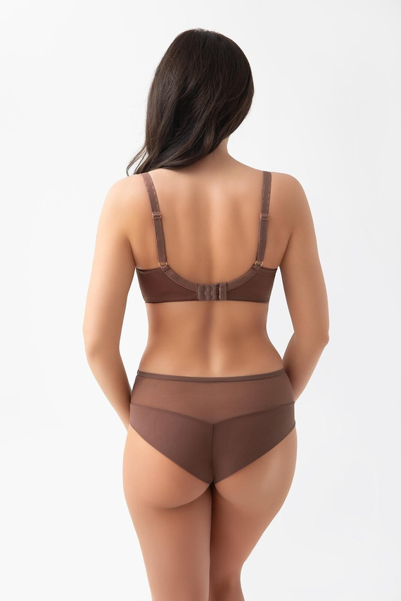 Figi brazyliany B019 Frida Gorsenia Schoko mit Stickerei soft