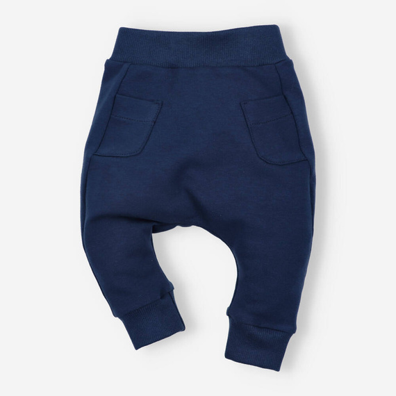 ABN-4517/GRA Taschen-Jogginghose aus Bio-Baumwolle Nini, Marineblau