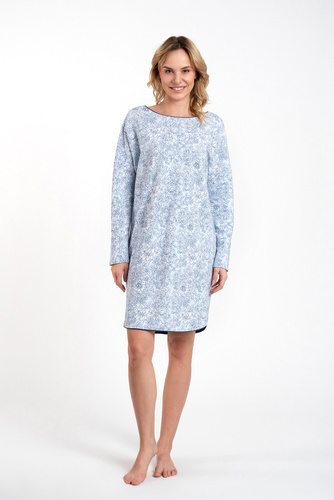 Gracjela Nachthemd Italienische Mode - Blaudruck 