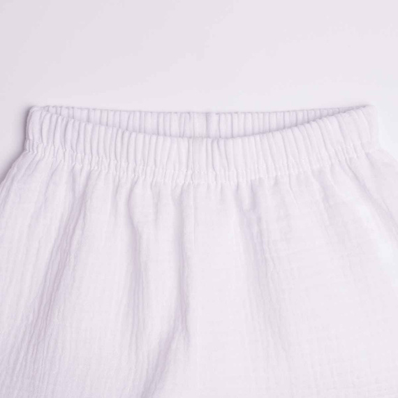 Mädchen Shorts Nicol 224315 Musselin 100% Baumwolle Sommer - Weiß