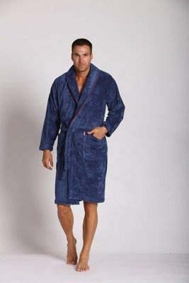 392 Giorgio Herren Bademantel De lafense - Denim