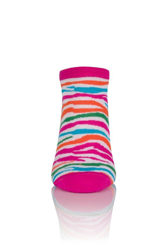 S118S Zebra Socken Füße Italienische Mode - Amaranth Druck