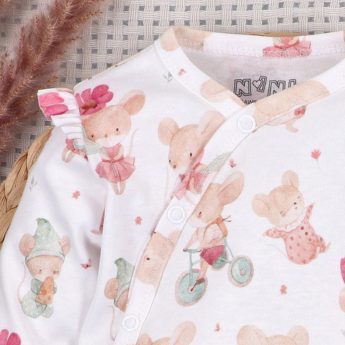 Nini Little Mouse Body 100% Bio-Baumwolle, hergestellt in Polen
