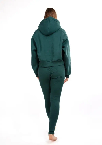 DK-K-B13 Dkaren Damen-Trainingsanzug-Set – grün