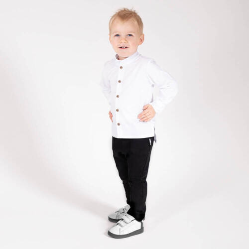 169512 Jungen-Langarmbluse „Magic of Christmas“ Nicol – weiß