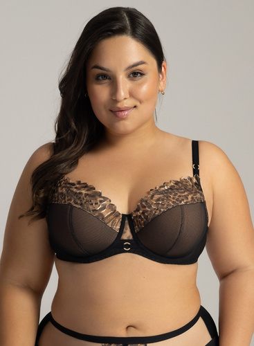 2143 Maxi Ava halbgepolsterter BH – Schwarz