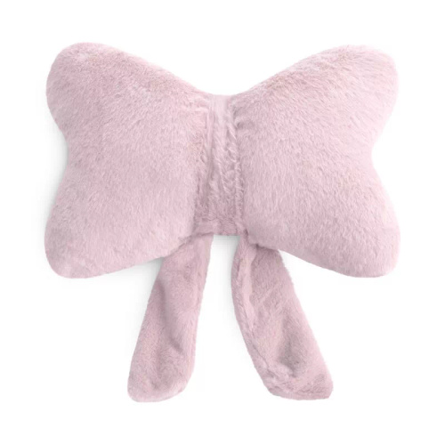 Eurofirany Wiosna 135 – dekoratives Kissen 37x10x30 mit Schleife pink