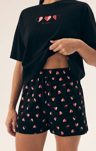 42649 Necesito Henderson Damenpyjama – schwarz