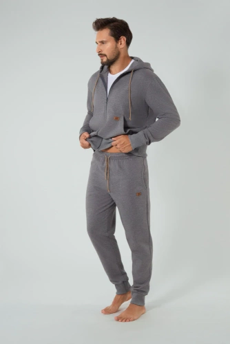 Darwin Herren Jogginghosen Italienische Mode - melange