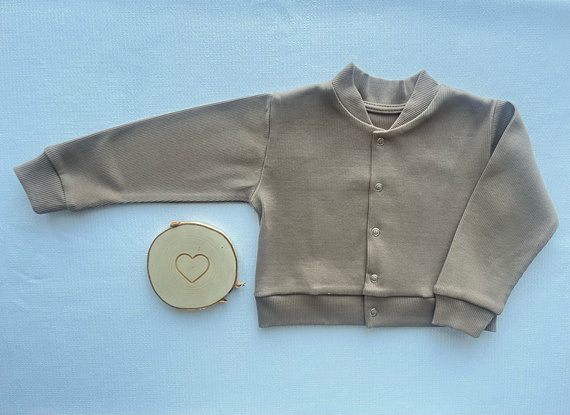 BS016 Bomberjacke, Mamatti-Sweatshirt mit Reißverschluss