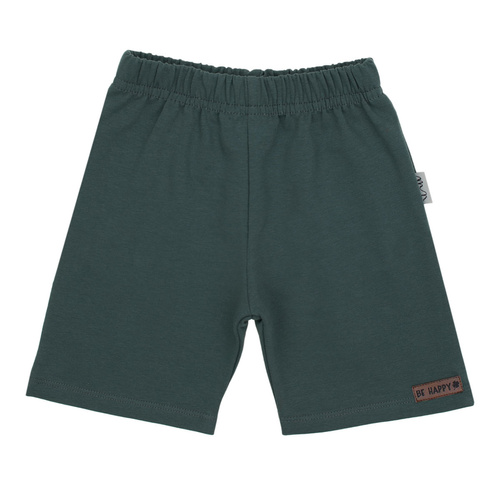 169516 Nicol Kindershorts – Unisex, Baumwolle mit Elasthan, bequem, polnische Produktion – flaschengrün