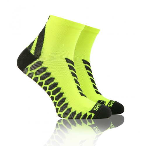 Sportsocken Sesto Senso Sportsocken gelb-schwarz