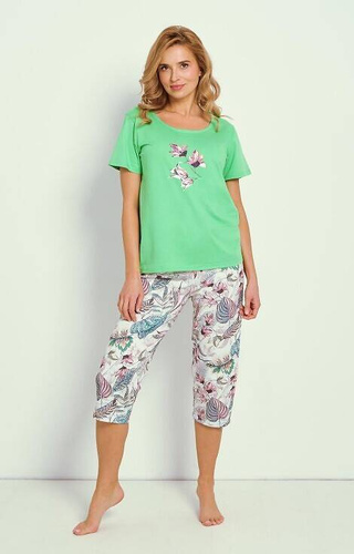 3344 Lia Damen-Pyjama Taro - grün