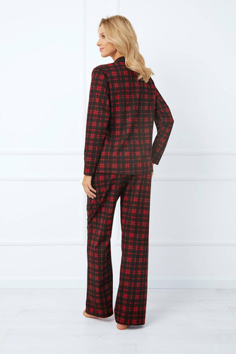 Nicola Damen Schlafanzug lange Ärmel, lange Hose Italian Fashion - Druck