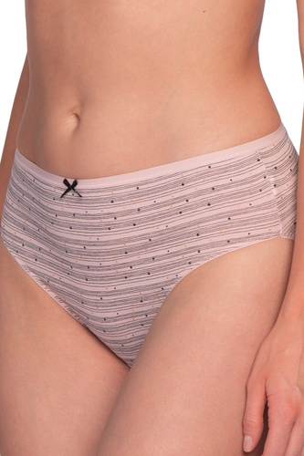 Lama L-127BI-36 Damen Bikini-Slips 3er-Pack Baumwolle Bequem für den Alltag