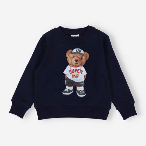 AST-0010/GRA Nini-Trainings-Sweatshirt für Jungen, Marineblau