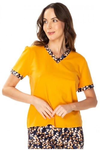 86672 Lucy Pyjamabluse Möwenorange