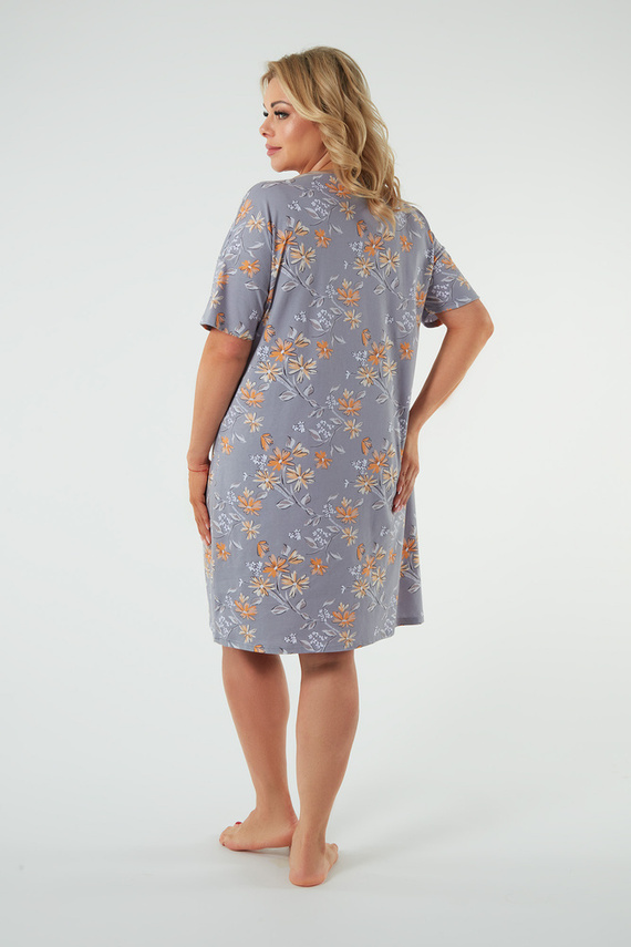 Kasos Nachthemd, kurzarm Italienische Mode - Druck 