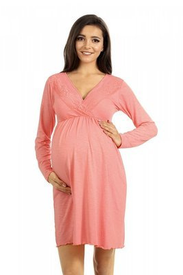 3102 Umstands- und Stillnachthemd Lupoline- rosa