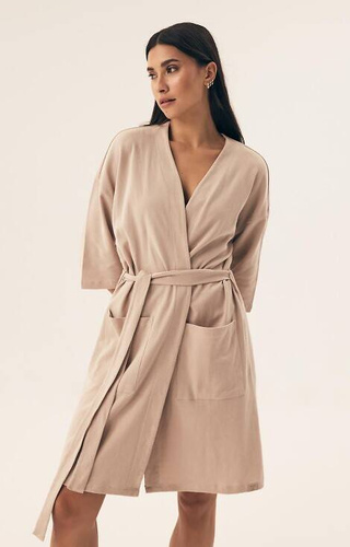 42779 Nilsa Henderson Damenbademantel – Sand