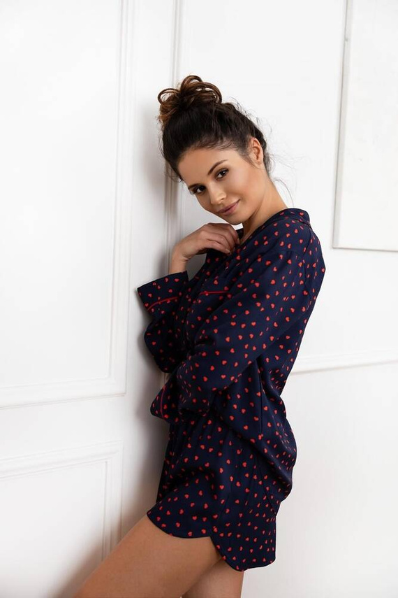 Maisie Sensis Damenpyjama – Marineblau