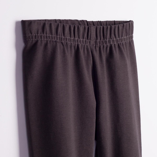 Nicol Tosia 225202 Dünne Mädchenleggings aus Baumwolle in Graphit